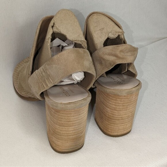Cole Haan Grand OS Sandals Women Size 7 1/2 Tan Open-Toe Sling Bootie. - Picture 6 of 12